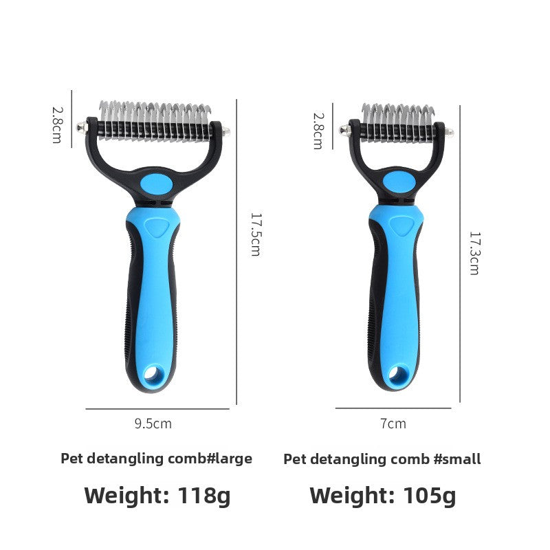 Peigne universel pour enlever et démêler les poils d'animaux