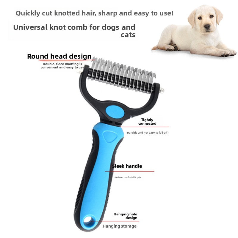 Peigne universel pour enlever et démêler les poils d'animaux